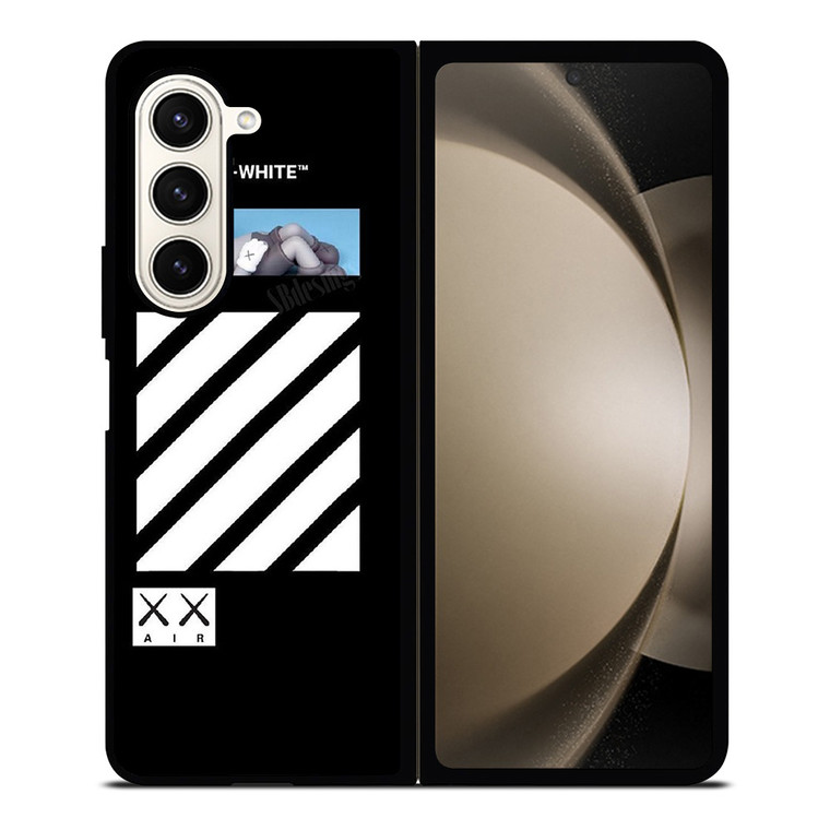 OFF WHITE KAWS AIR Samsung Galaxy Z Fold 5 Case Cover