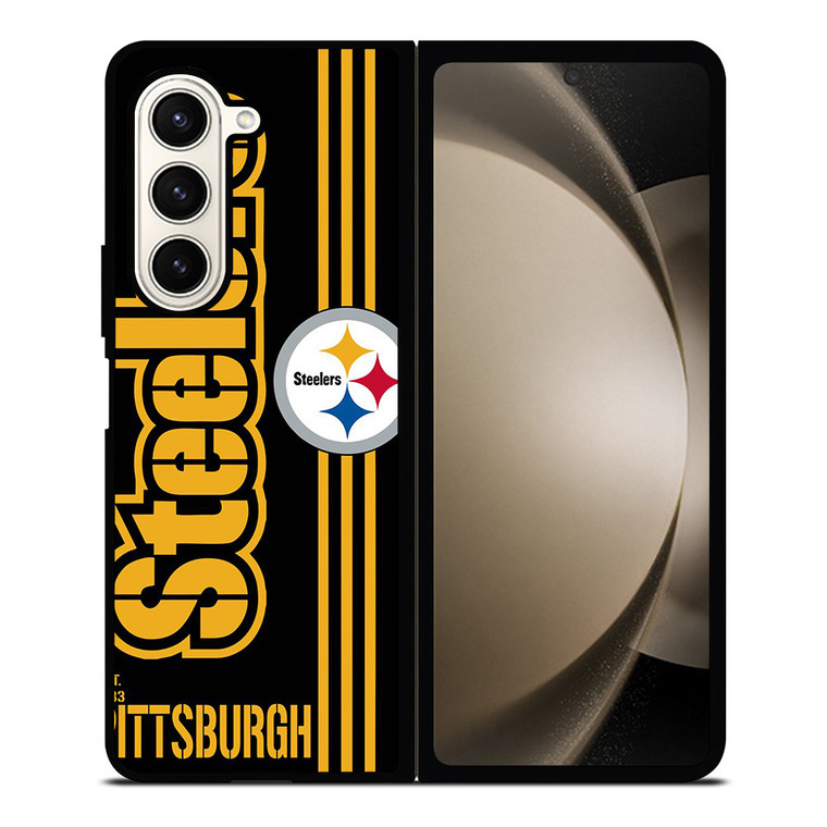 PITTSBURGH STEELERS FOOTBALL TEAM LOGO EST 1933 Samsung Galaxy Z Fold 5 Case Cover