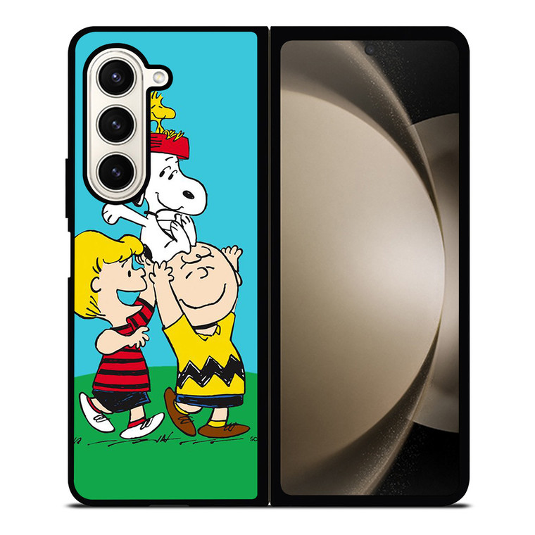 SNOOPY THE PEANUTS AND GANK Samsung Galaxy Z Fold 5 Case Cover