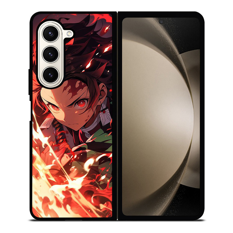 TANJIRO KAMADO DEMON SLAYER ANIME Samsung Galaxy Z Fold 5 Case Cover