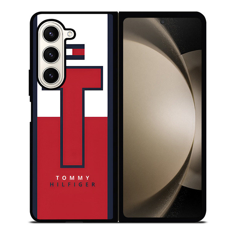 TOMMY HILFIGER LOGO ICON EMBLEM NEW Samsung Galaxy Z Fold 5 Case Cover