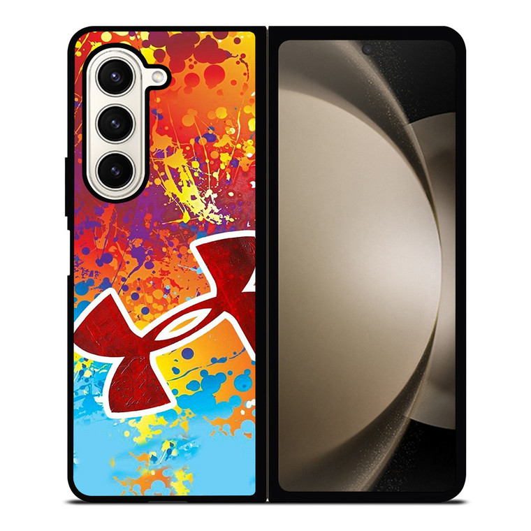UNDER ARMOUR LOGO COLORFUL PAINT Samsung Galaxy Z Fold 5 Case Cover