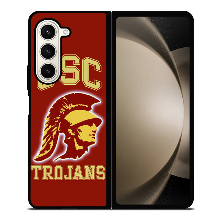 USC TROJANS FOOTBALL LOGO ICON Samsung Galaxy Z Fold 5 Case Cover