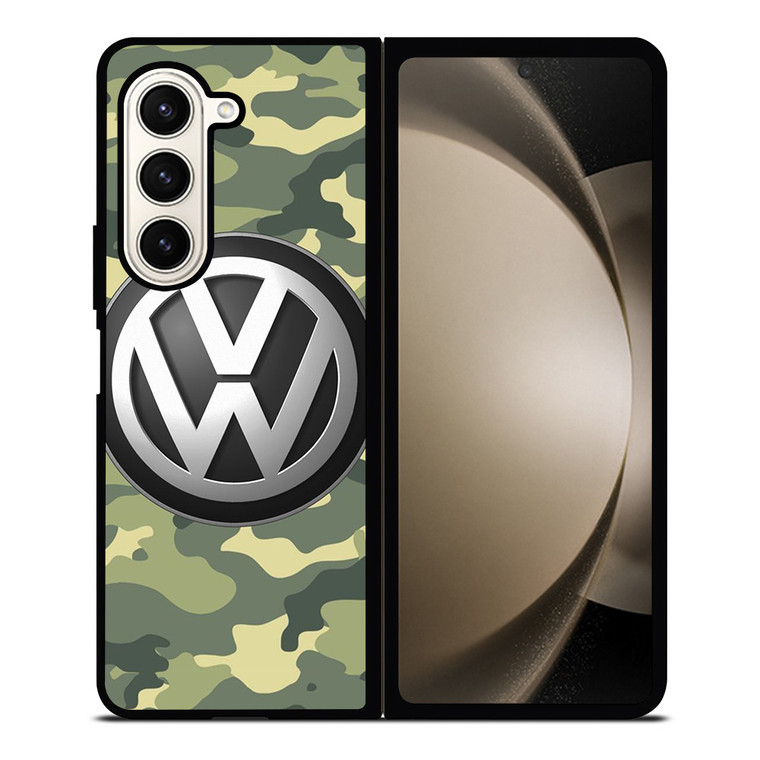 VOLKSWAGEN VW LOGO CAMO ICON Samsung Galaxy Z Fold 5 Case Cover