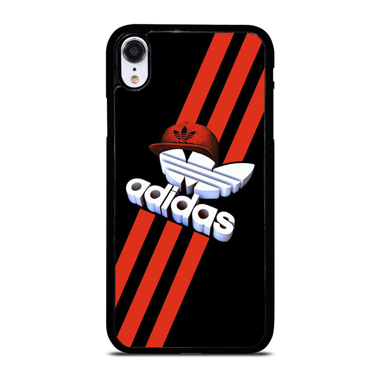 ADIDAS LOGO RED HAT iPhone XR Case Cover