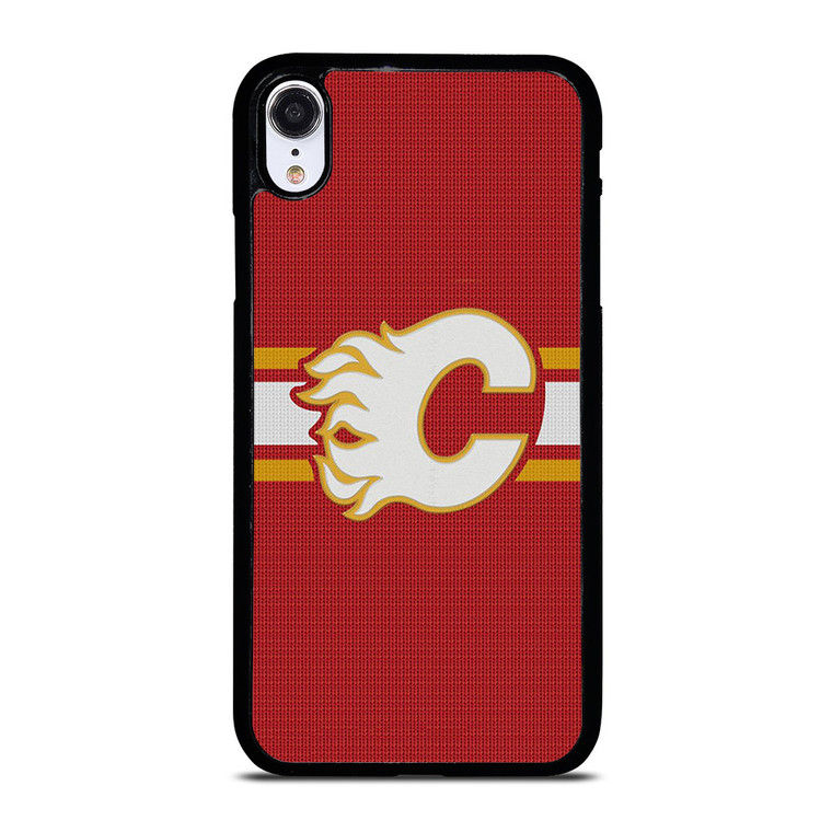CALGARY FLAMES HOCKEY TEAM LOGO iPhone XR Case Cover