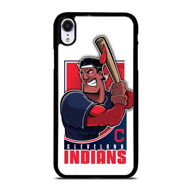 CLEVELAND INDIANS LOGO BASEBALL ICON iPhone XR Case Cover CLEVELAND INDIANS LOGO BASEBALL ICON iPhone XR Case Cover
