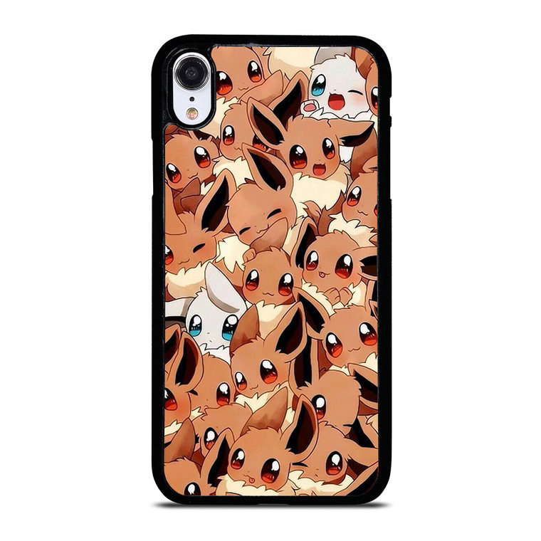 EEVEE POKEMON POCKET MONSTERS COLLAGE iPhone XR Case Cover