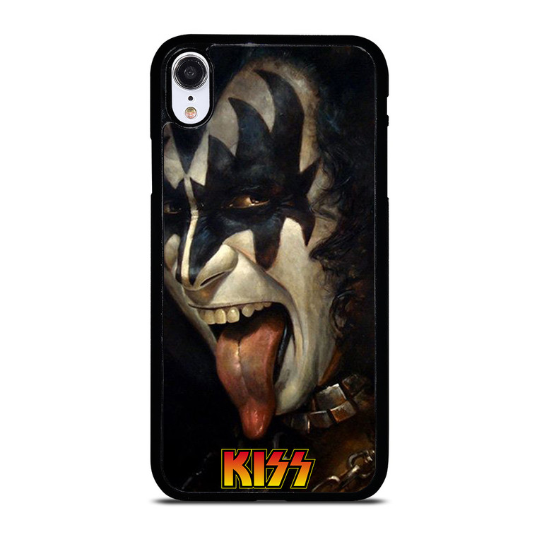 GENE SIMMONS TONGUE OUT KISS BAND iPhone XR Case Cover