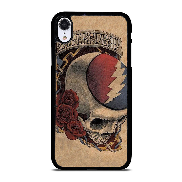 GRATEFUL DEAD SKULL LOGO ART iPhone XR Case Cover