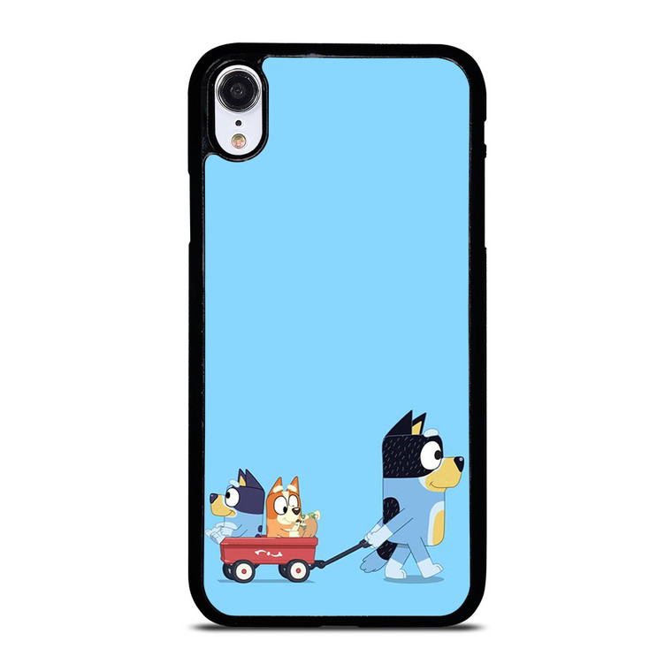 HEELERS FAMILY BLUEY CARTOON iPhone XR Case Cover