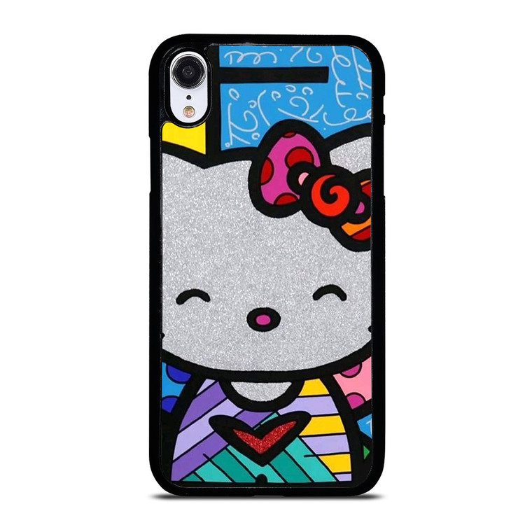 HELLO KITTY ROMERO BRITTO ART iPhone XR Case Cover