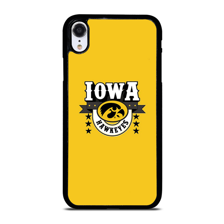 IOWA HAWKEYES LOGO UNIVERSITY BASKETBALL TEAM iPhone XR Case Cover