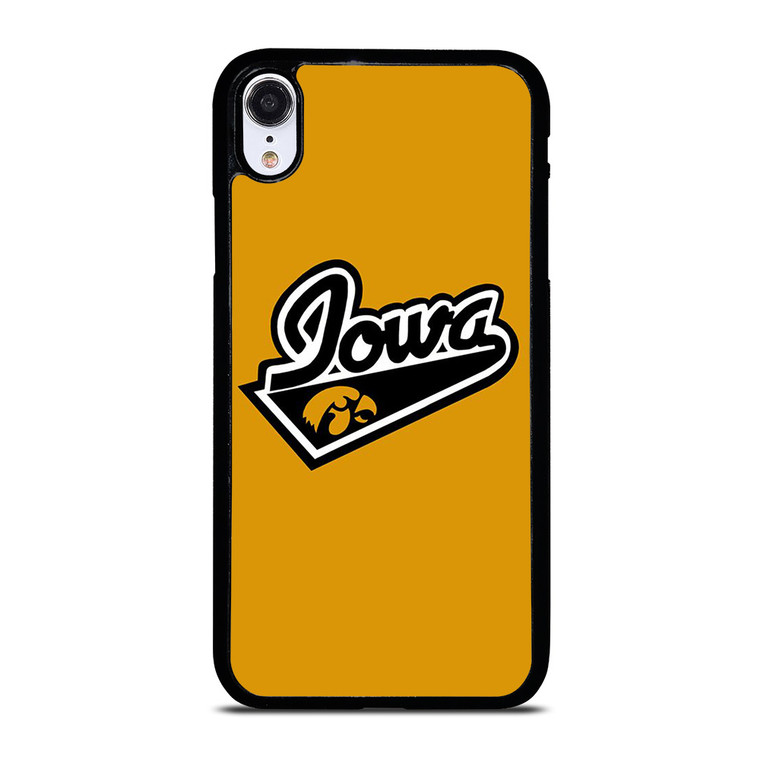 IOWA HAWKEYES UNIVERSITY BASKETBALL TEAM LOGO iPhone XR Case Cover