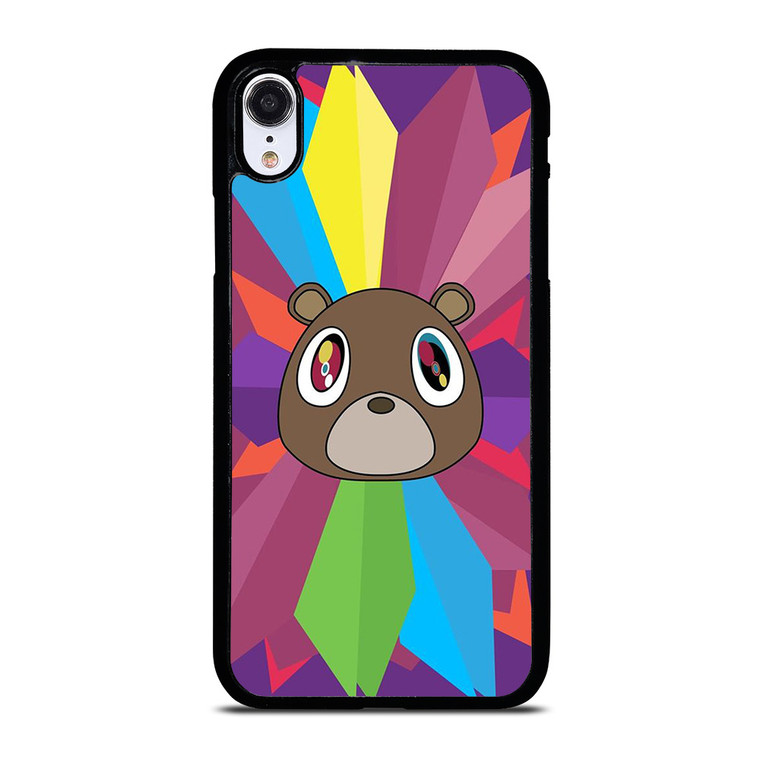 KANYE WEST DROPOUT BEAR FACE ICON iPhone XR Case Cover