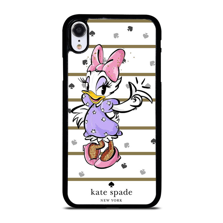 KATE SPADE NEW YORK LOGO DAISY DUCK DISNEY iPhone XR Case Cover