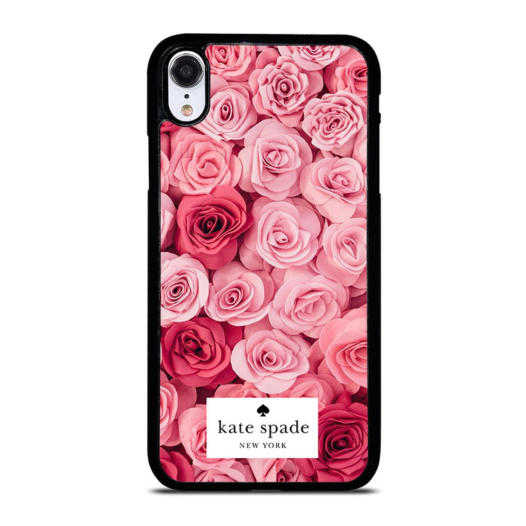 KATE SPADE NEW YORK ROSE PINK RED iPhone XR Case Cover
