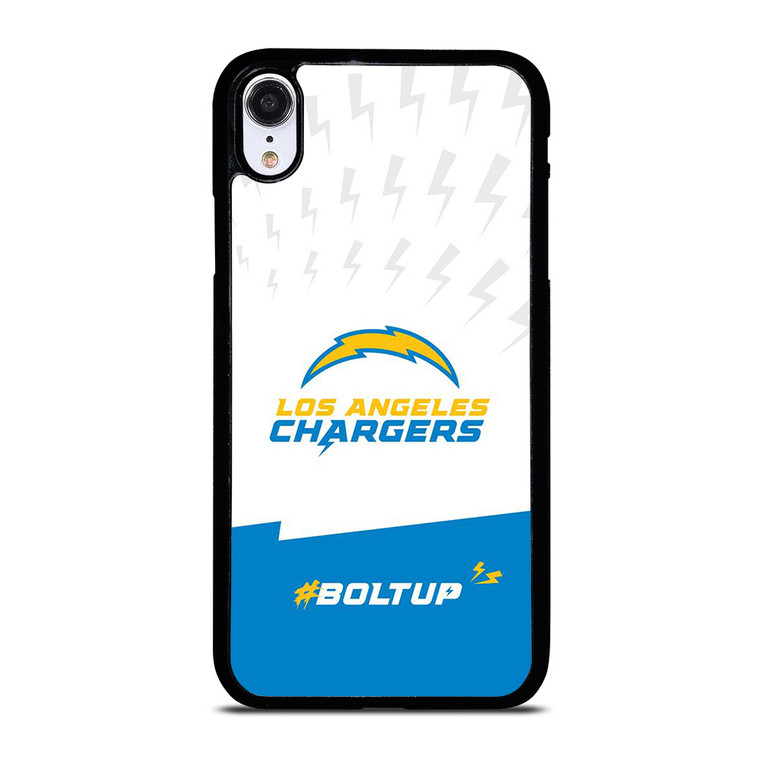 LOS ANGELES CHARGERS FOOTBALL LOGO BOLT UP iPhone XR Case Cover