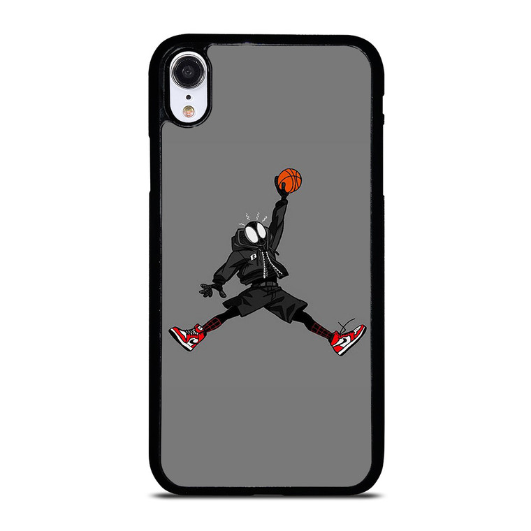 MILES MORALES SPIDERMAN SPIDER VERSE AIR JORDAN NIKE iPhone XR Case Cover