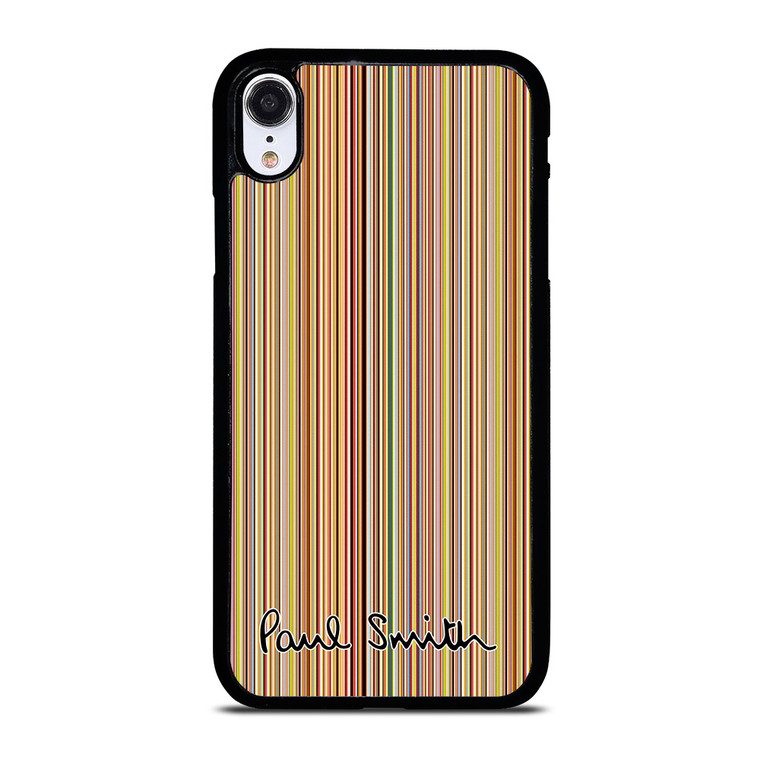 PAUL SMITH LOGO SIGNATURE PATTERN iPhone XR Case Cover