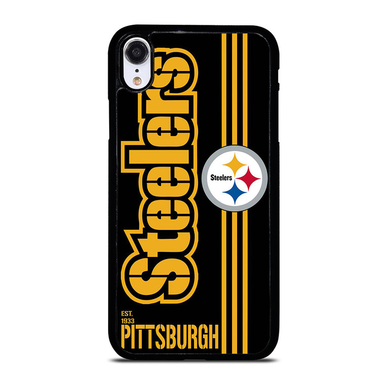 PITTSBURGH STEELERS FOOTBALL TEAM LOGO EST 1933 iPhone XR Case Cover
