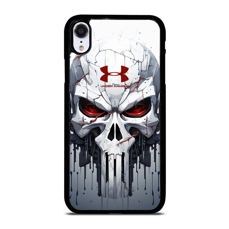 PUNISHER MARVEL UNDER ARMOUR LOGO iPhone XR Case Cover
