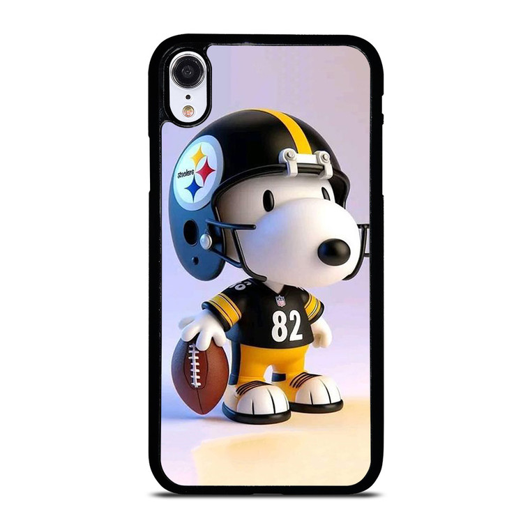 SNOOPY PITTSBURGH STEELERS FOOTBALL iPhone XR Case Cover
