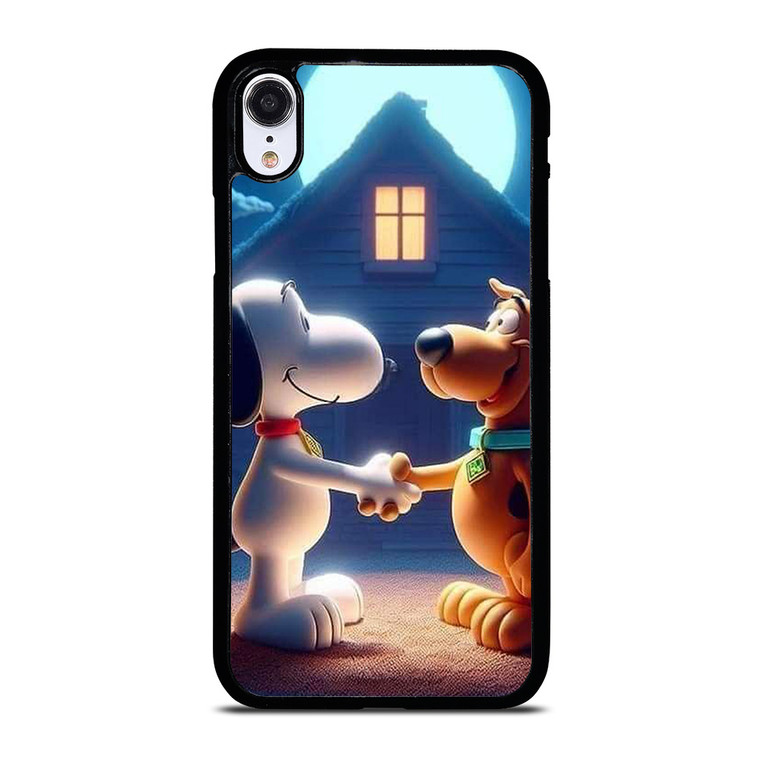 SNOOPY THE PEANUTS AND SCOOBY DOO iPhone XR Case Cover
