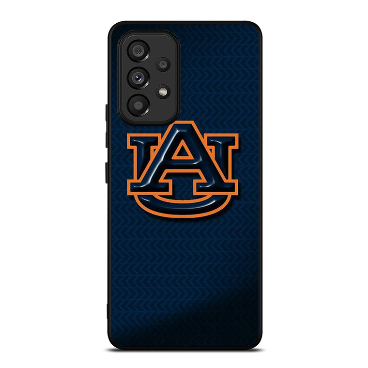 AUBRUN TIGERS FOOTBALL UNIVERSITY TEAM LOGO BLUE Samsung Galaxy A53 Case Cover