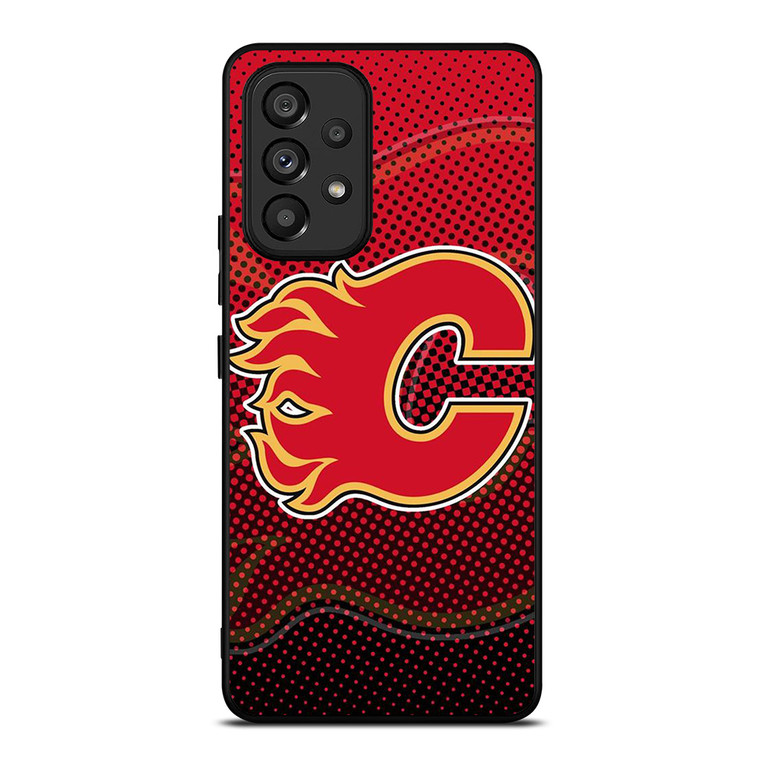 CALGARY FLAMES LOGO HOCKEY TEAM ICON Samsung Galaxy A53 Case Cover