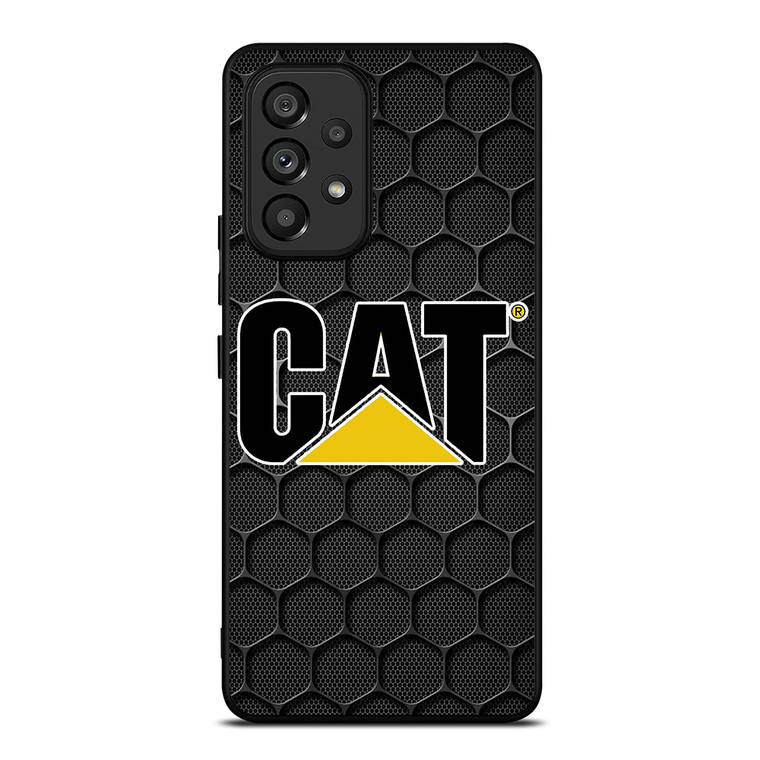 CATERPILLAR CAT TRACTOR LOGO HEXA METAL Samsung Galaxy A53 Case Cover