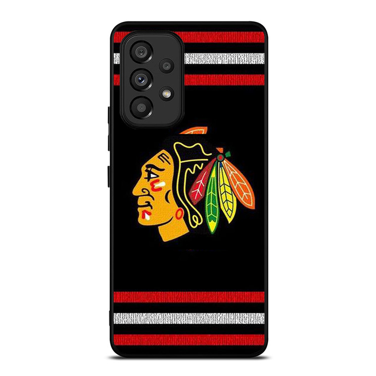 CHICAGO BLACKHAWKS HOCKEY TEAM LOGO ICON Samsung Galaxy A53 Case Cover