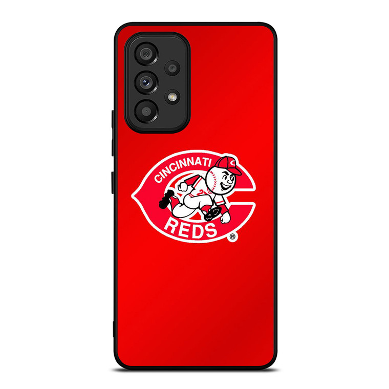 CINCINNATI REDS LOGO MLB BASEBALL TEAM ICON Samsung Galaxy A53 Case Cover
