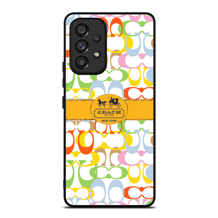COACH NEW YORK LOGO LUXURY FASHION Samsung Galaxy A53 Case Cover