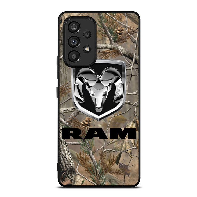 DODGE RAM TRUCK LOGO CAMO Samsung Galaxy A53 Case Cover
