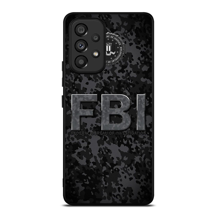 FBI LOGO CAMO Samsung Galaxy A53 Case Cover