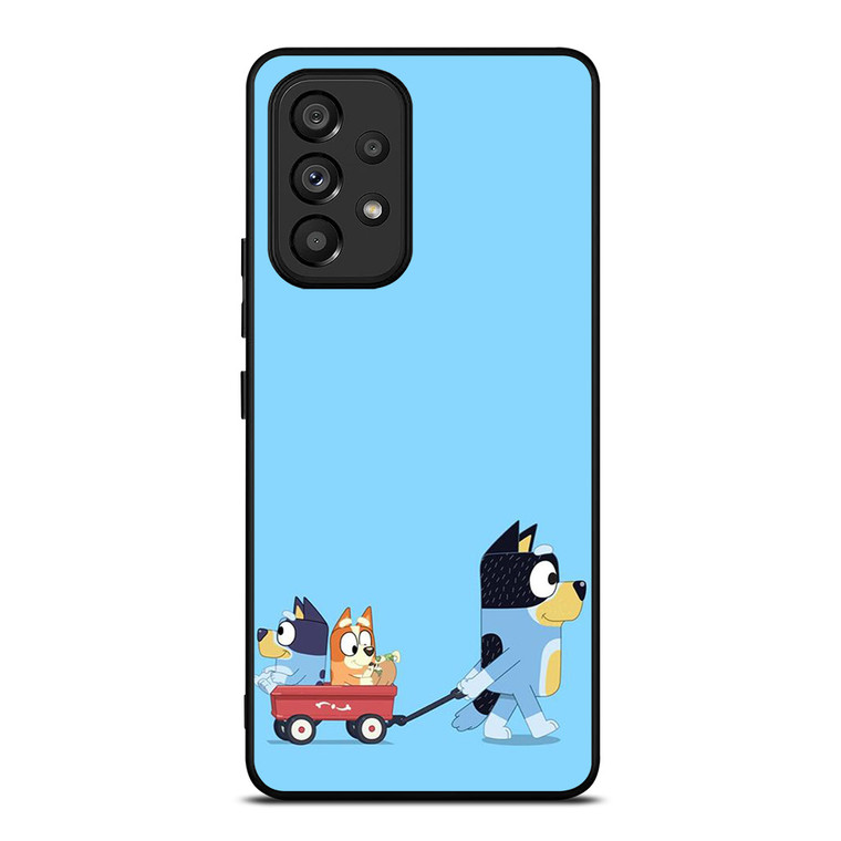 HEELERS FAMILY BLUEY CARTOON Samsung Galaxy A53 Case Cover