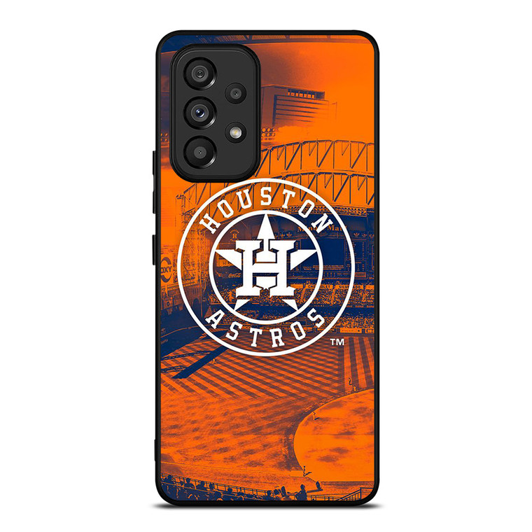 HOUSTON ASTROS ICON MLB BASEBALL TEAM LOGO Samsung Galaxy A53 Case Cover