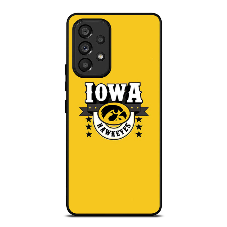 IOWA HAWKEYES LOGO UNIVERSITY BASKETBALL TEAM Samsung Galaxy A53 Case Cover
