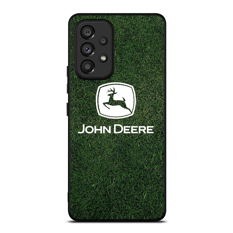 JOHN DEERE LOGO GREEN GRASS ICON Samsung Galaxy A53 Case Cover