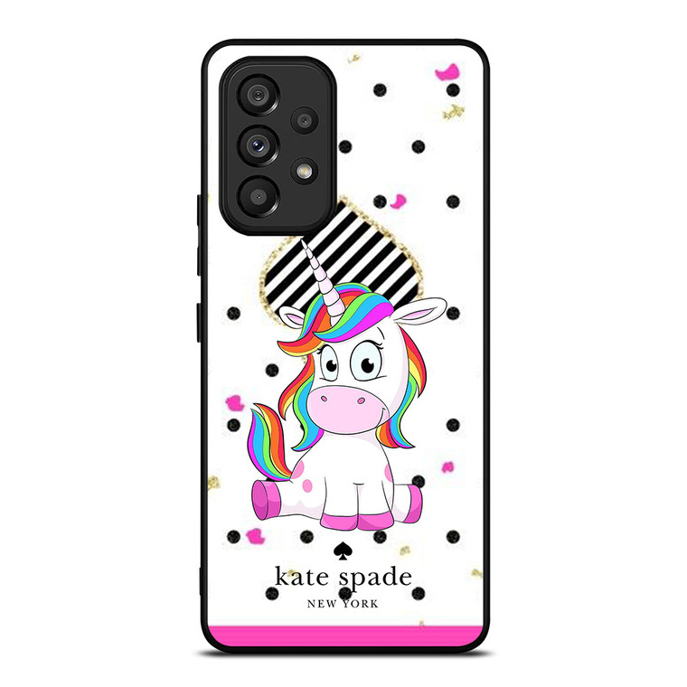 KATE SPADE NEW YORK LOGO CUTE UNICORN Samsung Galaxy A53 Case Cover