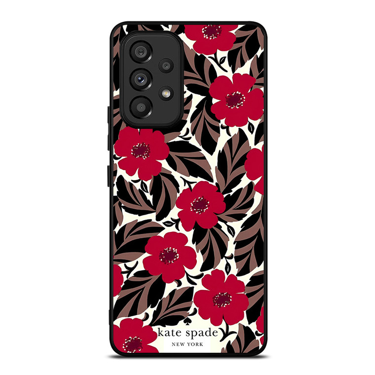 KATE SPADE NEW YORK LOGO RED ROSES Samsung Galaxy A53 Case Cover