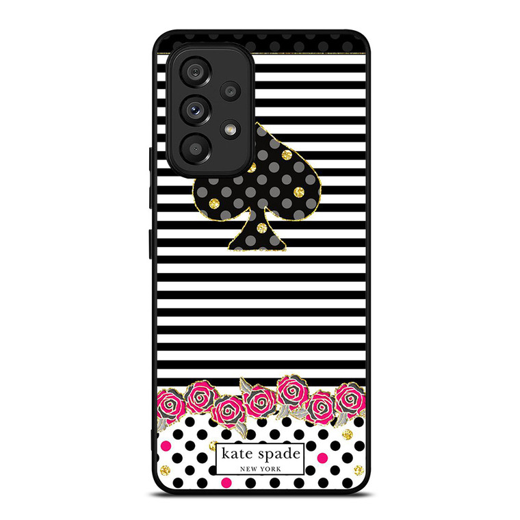 KATE SPADE NEW YORK LOGO STRIPES POLKADOTS Samsung Galaxy A53 Case Cover