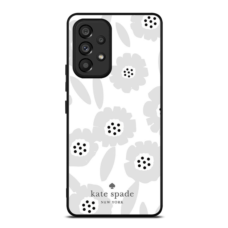 KATE SPADE NEW YORK LOGO WHITE FLOWER Samsung Galaxy A53 Case Cover