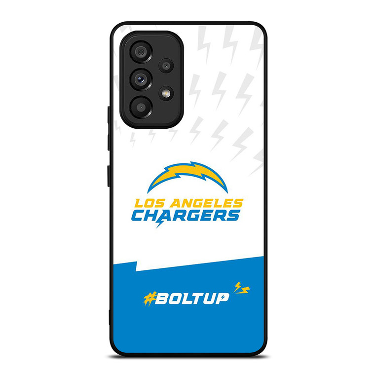 LOS ANGELES CHARGERS FOOTBALL LOGO BOLT UP Samsung Galaxy A53 Case Cover