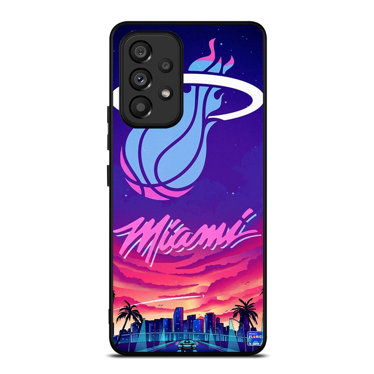 MIAMI HEAT BASKETBALL TEAM LOGO Samsung Galaxy A53 Case Cover