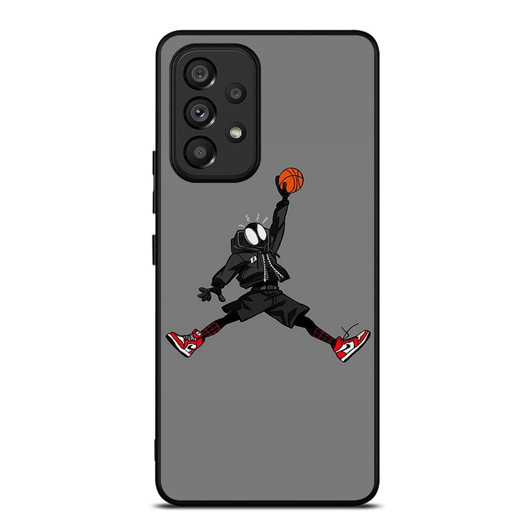 MILES MORALES SPIDERMAN SPIDER VERSE AIR JORDAN NIKE Samsung Galaxy A53 Case Cover