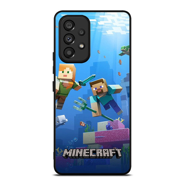 MINECRAFT GAMES UNDER WATER Samsung Galaxy A53 Case Cover