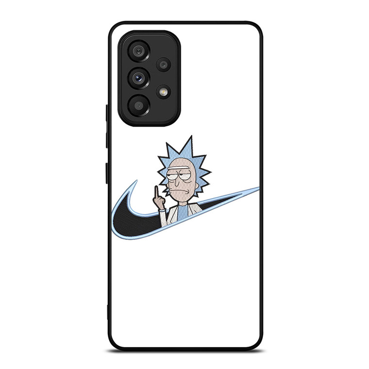 NIKE LOGO RICK AND MORTY Samsung Galaxy A53 Case Cover