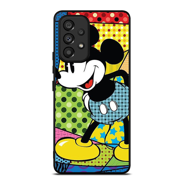 ROMERO BRITTO MICKEY MOUSE ART Samsung Galaxy A53 Case Cover